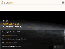 Tablet Screenshot of elixirr.com
